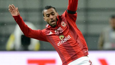 مارسيلو يصيب عاشور في نهاية مران الأهلي