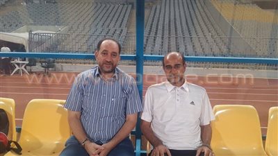 حماده المصري وعامر حسين يحضران تدريبات المنتخب الأوليمبي
