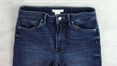 4 حيل مميزة لإعادة استخدام «البنطلونات» القديمة (فيديو)