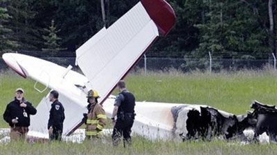 سقوط طائرة صغيرة في مدينة كريمز النمساوية ومصرع قائدها