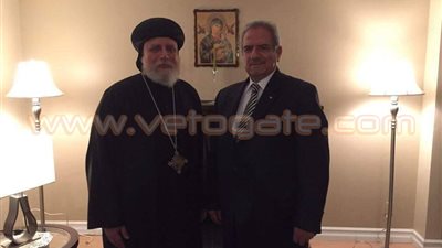 سفير فلسطين بكندا يزور الكنيسة القبطية ويهنئ رسامة مطران للقدس