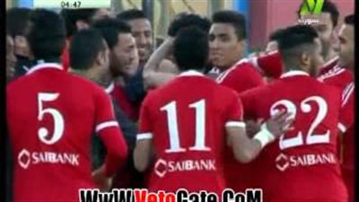 بالفيديو.. مصطفى جمال يتقدم بالهدف الأول لحرس الحدود في مرمى المصرى