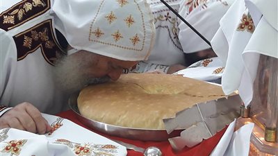 الأنبا شاروبيم يترأس قداس الأسبوع الثاني من الخماسين المقدسة (صور)