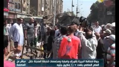 بالفيديو.. محافظ الجيزة في 