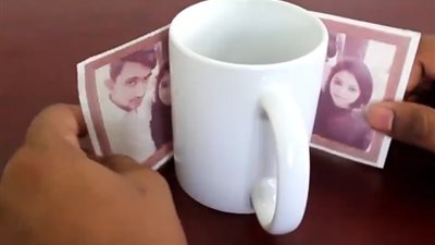أسهل طريقة لتثبيت صورة على كوب (فيديو)