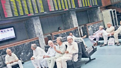 هبوط سوق الأوراق المالية فى باكستان
