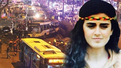 بالصور.. صحيفة تركية تدعي تنفيذ طالبة كردية هجوم أنقرة الإرهابي