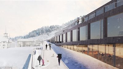 أغرب تصميم فندق لمحبي التزلج (صور)