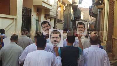 بالصور.. مسيرات محدودة لـ«الإرهابية» بالفيوم
