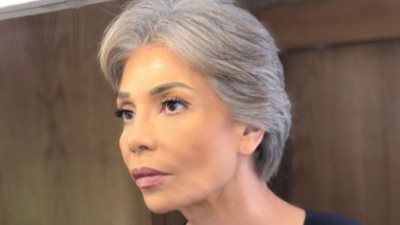 سوسن بدر في كواليس تصوير مسلسل 