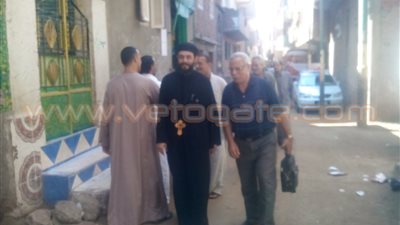 وفود الأقباط تهنئ المسلمين بعيد الفطر في المنوفية