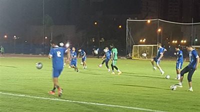 سموحة يستعد لمواجهة الداخلية بمران استشفائى