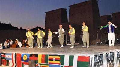 عروض فنية مميزة في معبد فيلة بأسوان بمهرجان 