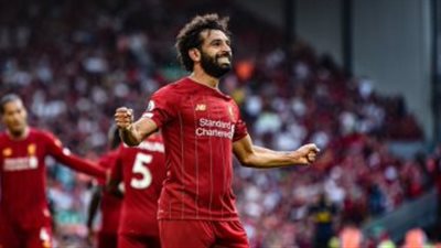 محمد صلاح يتقدم بالهدف الثاني لليفربول أمام توتنهام