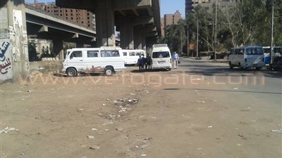 بالصور.. هدوء حذر أعلى دائري الهرم بعد تهديد الأهالي بقطعه