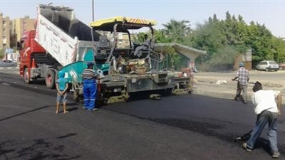 مرور القاهرة: بدء أعمال الرصف بمحور النصر الأربعاء