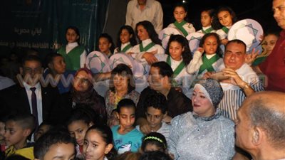 بالصور.. ليلى إسكندر تحضر «ليلة مصرية» بمنشأة ناصر