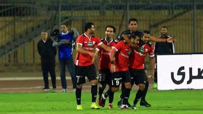 خالد سطوحي يحرز الهدف الأول للجيش في شباك المقاولون