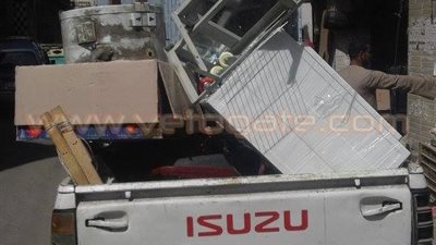 بالصور.. حملة لرفع إشغالات شارع «كلوت بك»