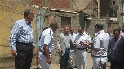 استرداد أرض بالشرابية حولها المسجلون خطر وكرا لتعاطي المخدرات (صور)