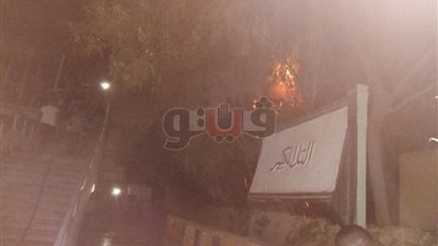إخماد حريق بمحطة قطار التل الكبير في الإسماعيلية