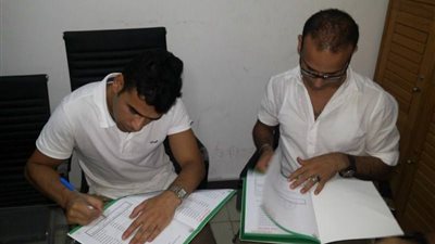 بالصور.. «النصر» يضم الثلاثى «عبد الحسيب وحمو وحسن»