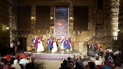 مركز شباب قليوب يقدم عروضه بمهرجان الطبول مع الصين وباكستان (صور)