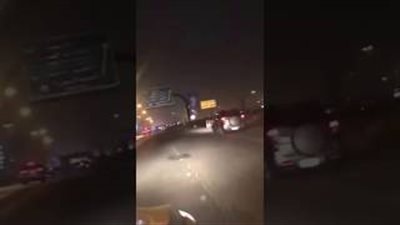 بالفيديو.. سائق يتسبب في حادث مروع بالرياض