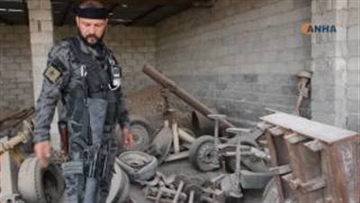 بالفيديو.. العثور على معمل قذائف «جهنم» بمدينة الطبقة في سوريا