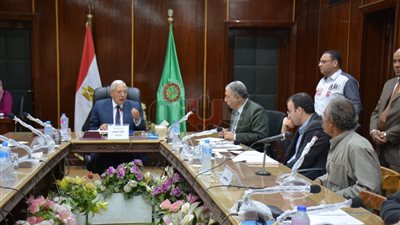 رفع تشوينات البناء والتعديات على الطريق العام داخل الكتل السكنية بالدقهلية