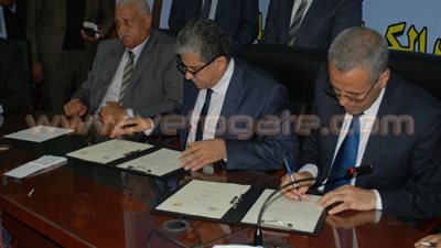 بالصور.. بروتوكول تعاون بين وزارة البيئة وجامعة السويس