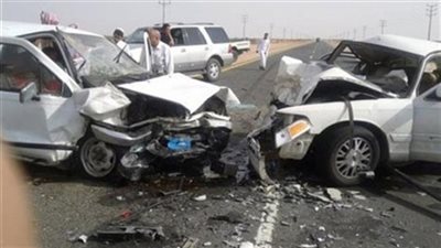 ارتفاع عدد مصابي ووفيات حادث تصادم الإسماعيلية لـ13 شخصا
