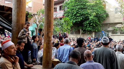 تشييع جثماني أمين شرطة وخفير ضحيتي 