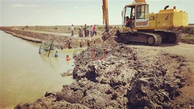 محافظ بورسعيد: إزالة 124 فدان مزارع سمكية تعيق محور 30 يونيو (صور)