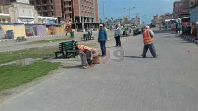 مصيف جمصة يستعد لاستقبال موسم الصيف (صور)