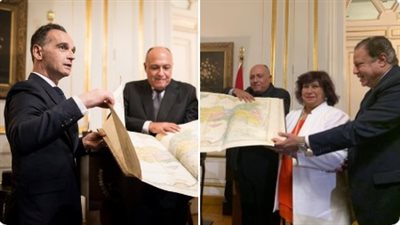 السفارة الألمانية: نسخة أطلس الجديد المسلمة لمصر الأولى في العالم الإسلامي