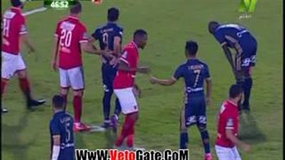 أوكيري يتقدم بالهدف الأول للإنتاج في مرمى الأهلي