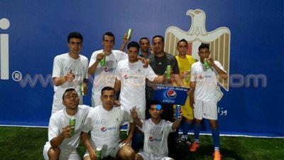 فريق مركز شباب المجاز يفوز ببطولة «بيبسي» في كفر الشيخ