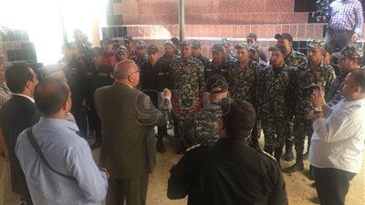 مدير أمن القليوبية يتفقد معسكر القوات بشبرا الخيمة (صور)