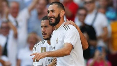 بنزيمة وهازارد يقودان هجوم ريـال مدريد في مواجهة ليجانيس بالليجا