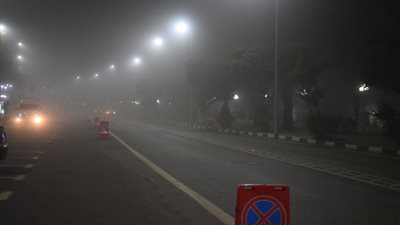 إغلاق طريق العين السخنة بسبب العواصف الترابية