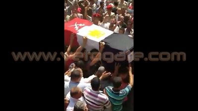 جنازة شعبية لشهيد سيناء بمسقط رأسه في الدقهلية
