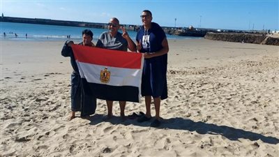 بعثة مصر تخوض تمرينها الأخير استعدادًا لـ تحدي عبور المانش بإنجلترا