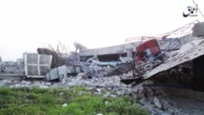 بالفيديو.. داعش يدعى قصف أمريكا مصنع مشروبات غازية بالعراق