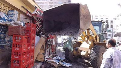 حملات لإزالة التعديات بشوارع الفيوم