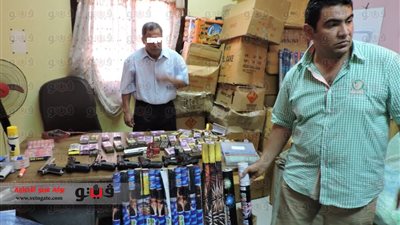 ضبط مهندس بـ«مليون صاروخ ناري» و1650 طلقة صوت بدمنهور