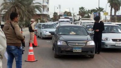 ضبط 185 مخالفة مرورية خلال حملة بجنوب سيناء