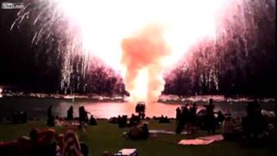 بالفيديو.. إطلاق 7000 صاروخ ألعاب نارية في نفس التوقيت