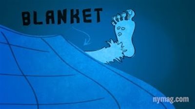 بالفيديو.. شاهد ماذا يحدث عندما لا تغط أحد قدميك وأنت نائم