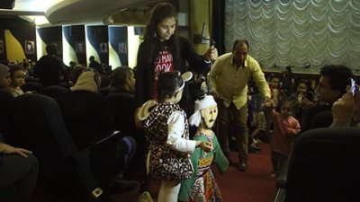 عروض العرائس والمارويونيت لأبناء الصحفيين بالنقابة